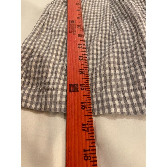 Blank Nyc Shorts - Skort Size 30 (approx size 12)  Gray White Striped w/Pockets - Picture 10 of 10